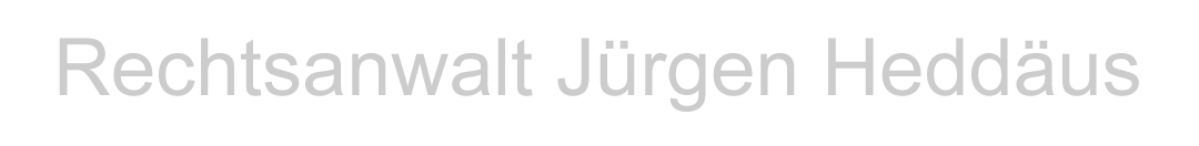 RECHTSANWALT JÜRGEN HEDDÄUS Logo